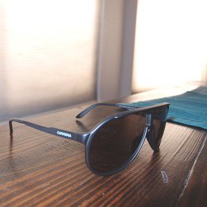 carrera "new champion" aviator sunglasses-matte blk-unisex-w/ xtra lens …